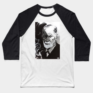 Sigmund Freud Baseball T-Shirt